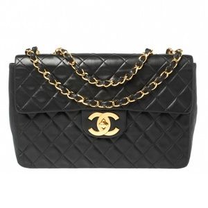 Authentic Chanel Vintage Jumbo